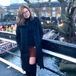 ZARA Brown Knit Skirt